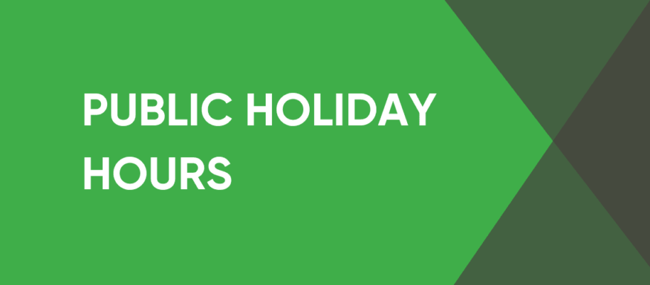 KING’S BIRTHDAY PUBLIC HOLIDAY HOURS cover