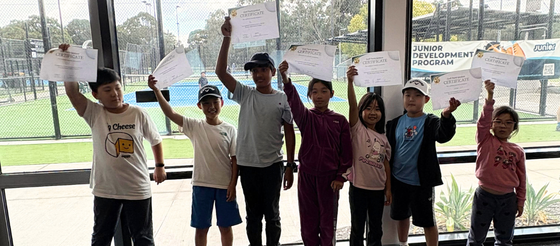 WHAT’S ON AT JUNIOR GOLF cover
